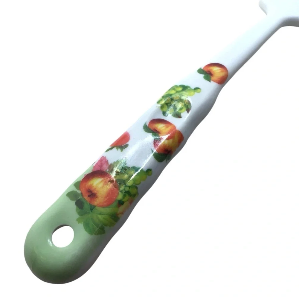 Vintage Melamine Serving Fork Fruit Handle 13” Long Kitchen Utensil #9187
